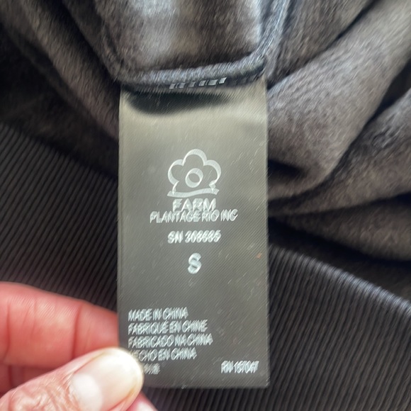 FARM RIO ‼️‼️Black Amazonia Sweater Dress NWT - Picture 9 of 14